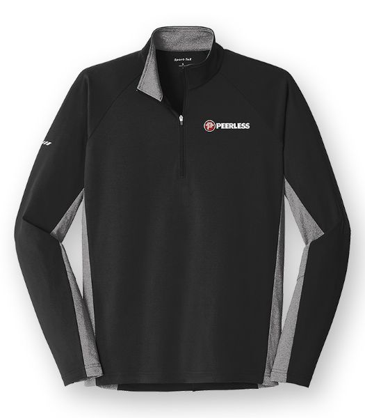 Picture of ST854 - Sport-Tek Stretch Contrast 1/2 Zip
