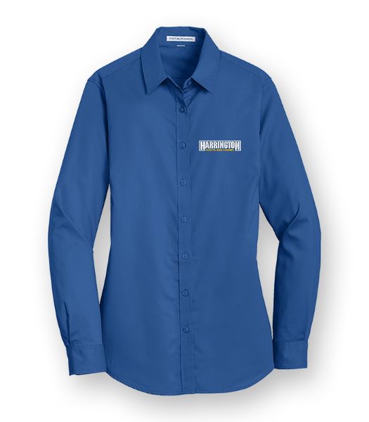 Picture of L663 - Ladies' Port Authority SuperPro Twill Long Sleeve Shirt 