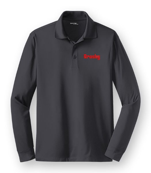 Picture of ST657 - Sport-Tek Long Sleeve Micropique Polo